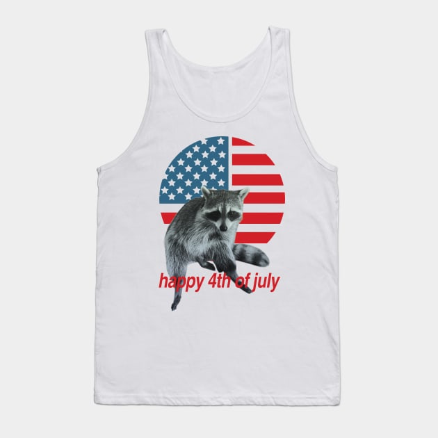 happy 4th of july Tank Top by bucketthetrashpanda